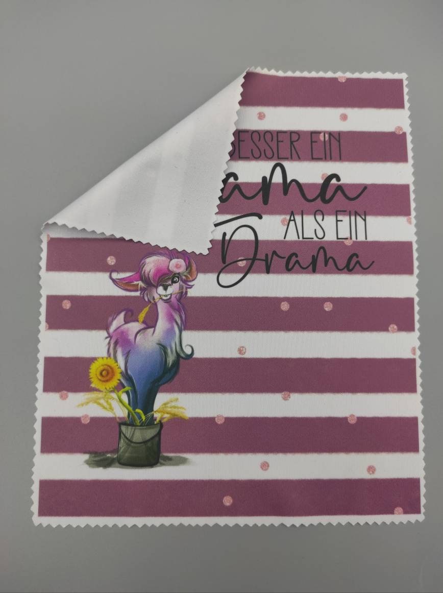 Brillenputztuch, Reinigungstuch Lama 1