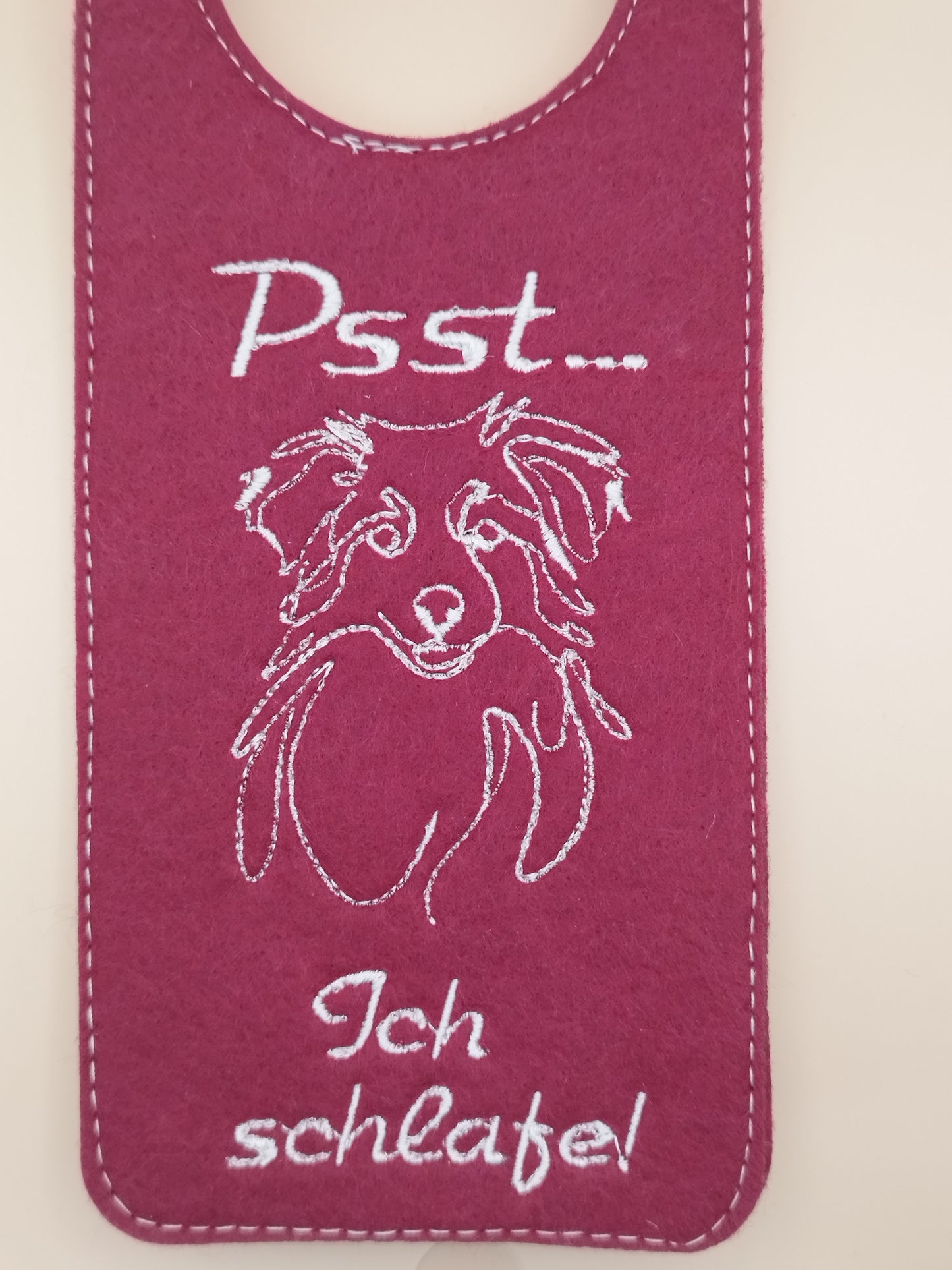 Hundeliebhaber-Hotel Türschild - Bitte nicht Stören! Liebling ruht.