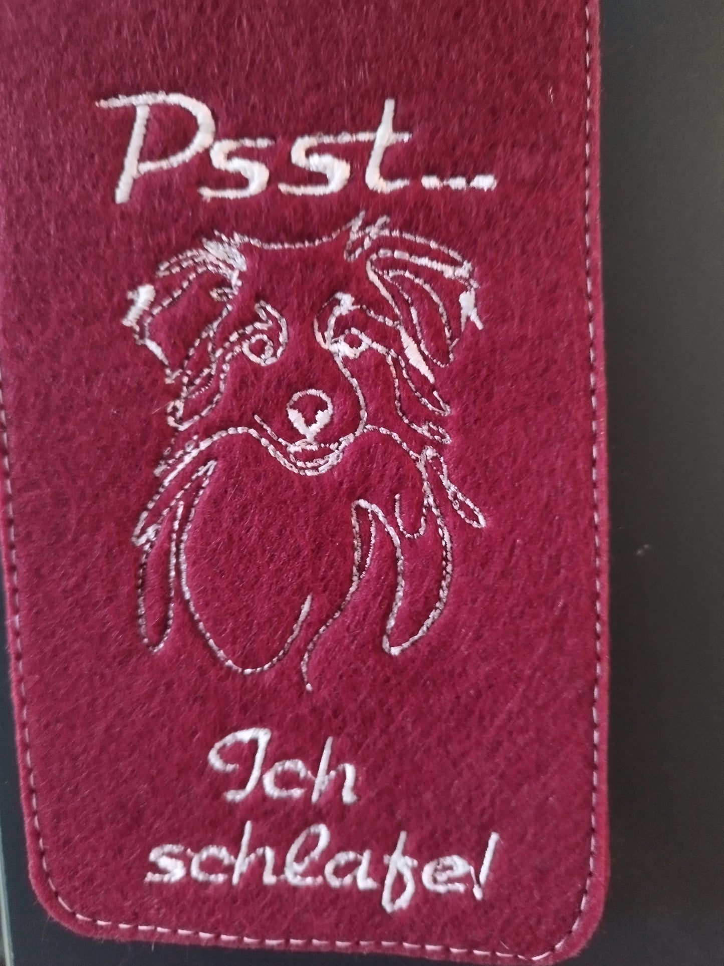 Hundeliebhaber-Hotel Türschild - Bitte nicht Stören! Liebling ruht.