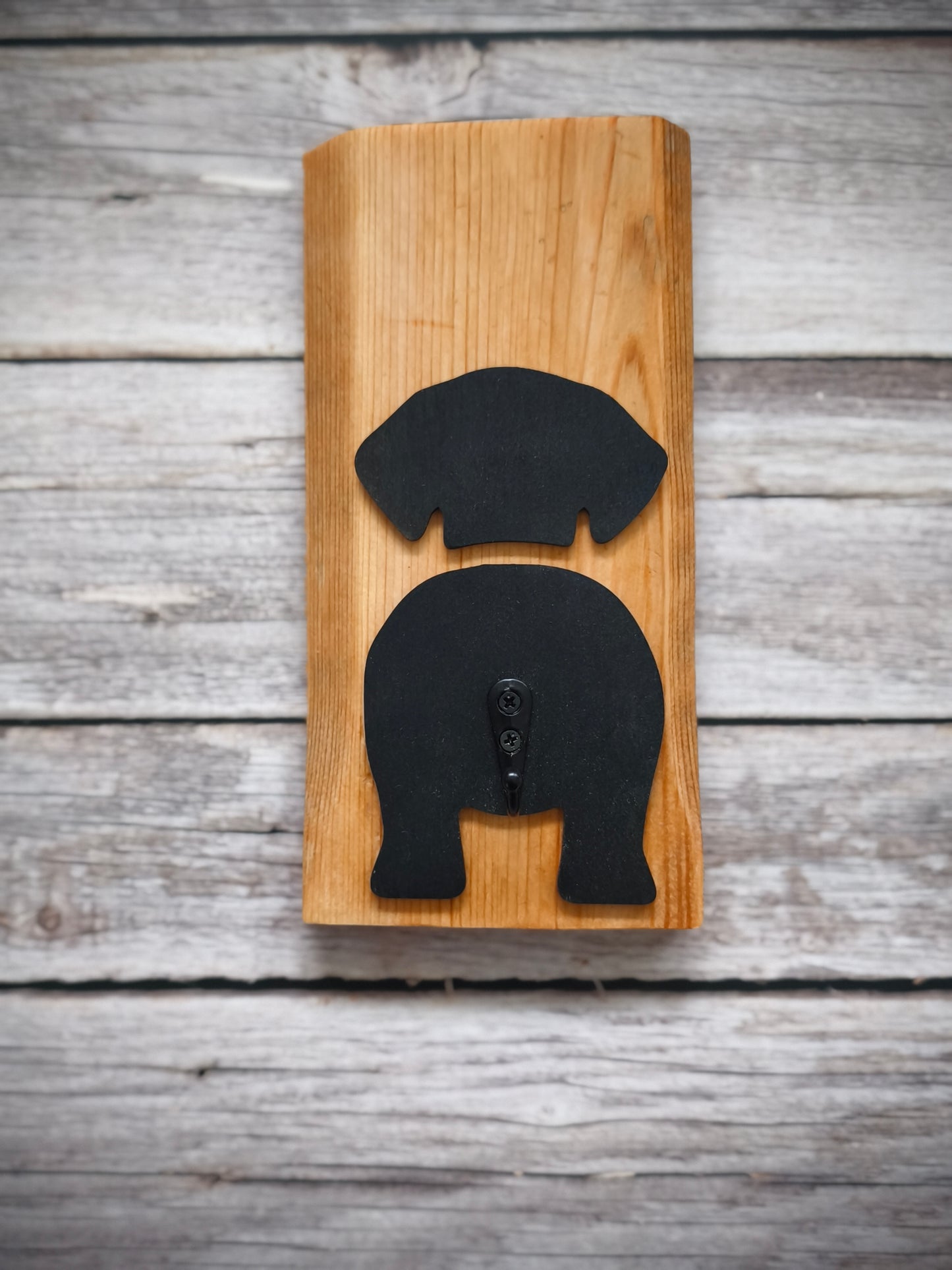 Hunde-Leinenhalter aus Palettenholz – Wandhalterung für Hundeleinen & Zubehör