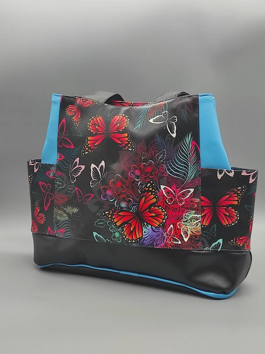 Tasche Motiv Schmetterling 28x33x12 cm