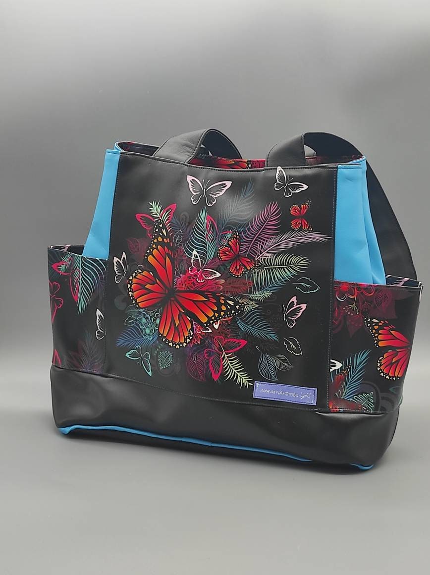 Tasche Motiv Schmetterling 28x33x12 cm