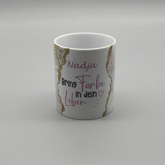 Kaffeebecher mit Spruch/personalisierte Tasse/Tasse mit Namen