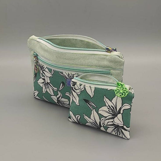 Kulturtaschen Set für die Handtasche / Kosmetiktaschen Set für Damen / mini Kosmetiktasche
