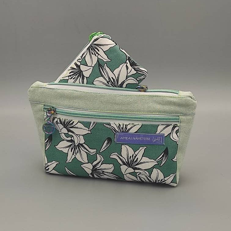 Kulturtaschen Set für die Handtasche / Kosmetiktaschen Set für Damen / mini Kosmetiktasche