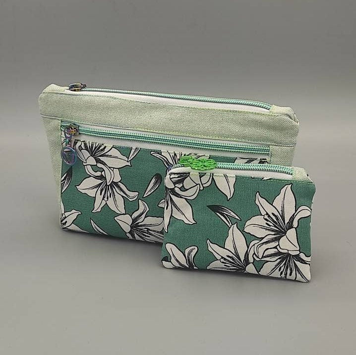 Kulturtaschen Set für die Handtasche / Kosmetiktaschen Set für Damen / mini Kosmetiktasche